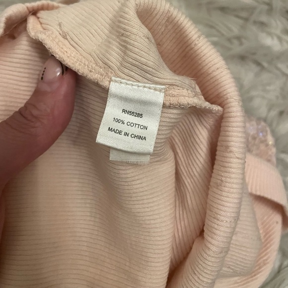 Baby pink sparkly sequin tank top size small - Picture 10 of 10